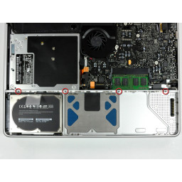 Замена цельной стены MacBook Unibody Model A1278